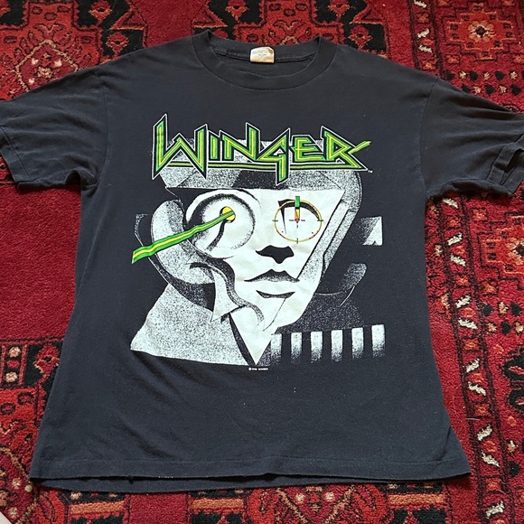 Shirts | 1988 Winger Too Tuff To Tame Tour Band Shirt | Poshmark